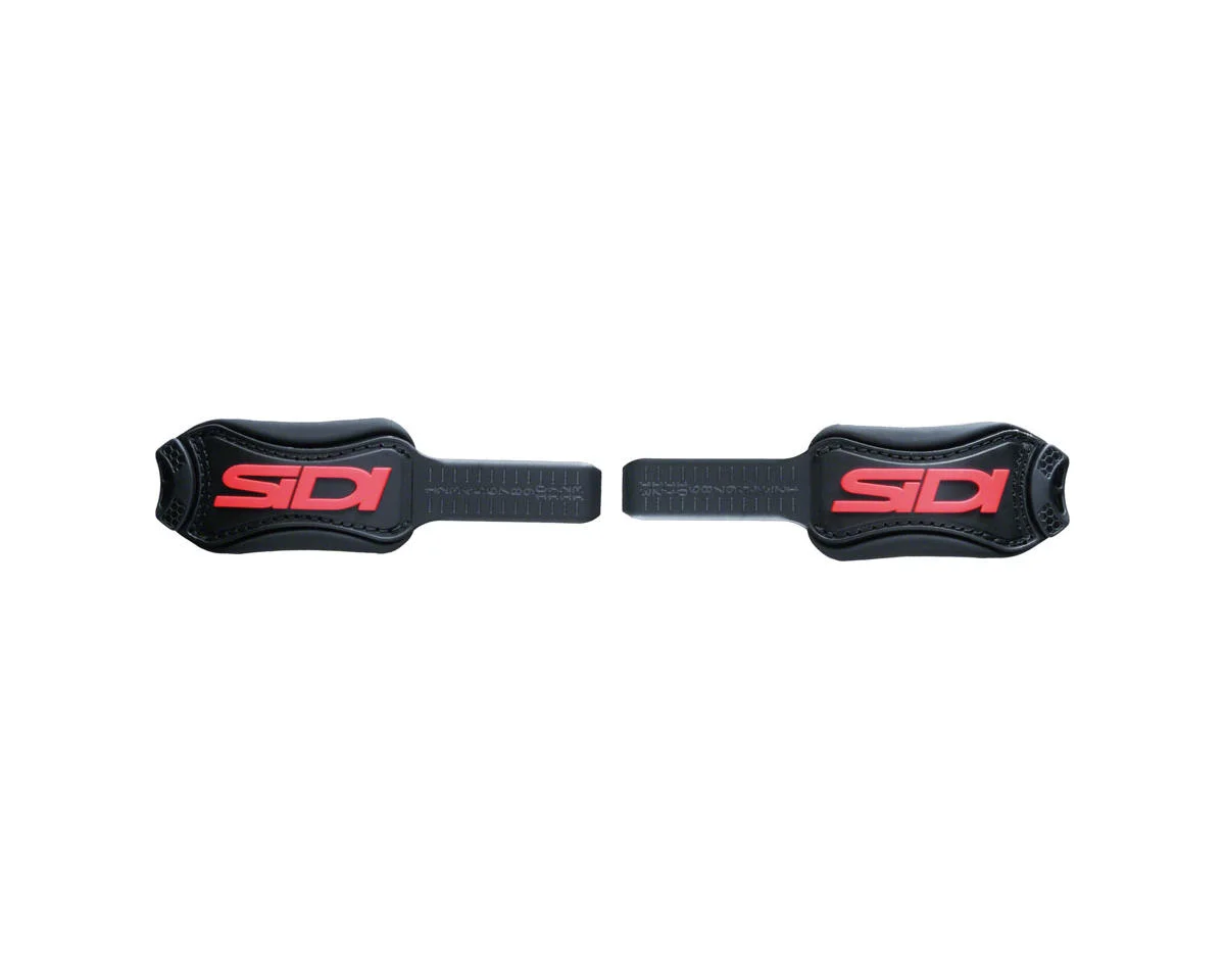 Sidi Soft Instep 5 Closure System Straps (Black/Red) (Pair)